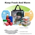 thumbnail image 6 of My Hero Academia Insulated Lunch Bag Cooler Bag Grocery Thermal Bags Reusable Lunch Boxes for Office, Work, Picnic, Hiking, 6 of 8
