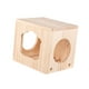thumbnail image 5 of Nido de casa para pájaros, caja de hábitat de madera para pájaros para ventana, exterior, vista al jardín L, 5 of 9