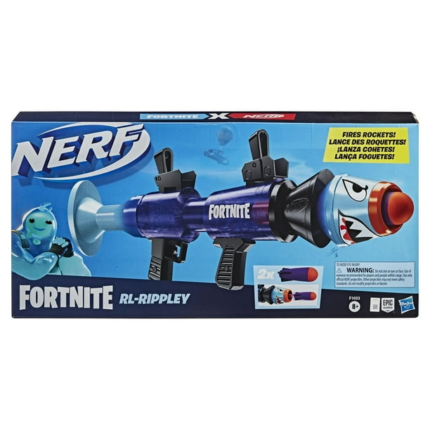 NERF Fortnite Blaster ブルー　ラマセット Amazon.com: NER FORTNITE Blue Shock : Toys & Games