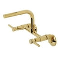 thumbnail image 1 of Kingston Brass KS812PB Robinet de Cuisine Moderne Concord 8 Po. Réglable au Centre - Laiton Poli, 1 of 2
