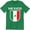 Green, variant on Mexico Flag Fashion Country Souvenir Gift Pride logo Women's Tee Shirt