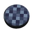 thumbnail image 3 of Bingfone Blue Gingham Buffalo Check Spare Tire Cover Weatherproof Universal Wheel Protectors For Rv Camper Travel Trailer Suv Truck 14 Inch, 3 of 9