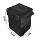 thumbnail image 5 of Cubo de basura para coche, bolsa de basura impermeable a prueba de fugas con tapa, cubo de basura antiséptico plegable, bolsillos de almacenamiento de cubo de basura multiusos, organizador, 5 of 5