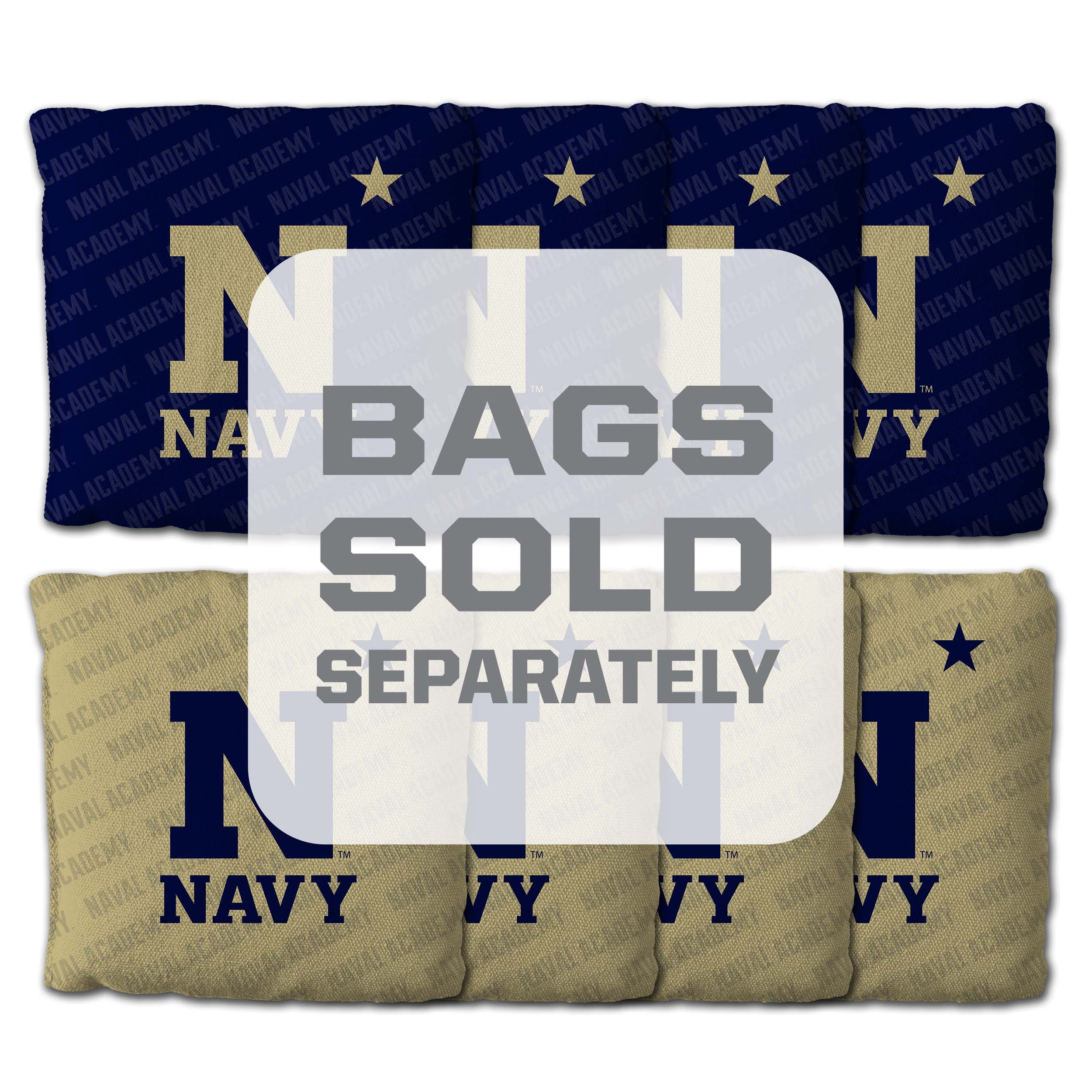 YouTheFan NCAA US Naval Academy 2' x 4' Cornhole Game No Bags