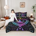 thumbnail image 4 of Homewish Teens Tree Of Life 2pcs Bedding Comforter Set,Bohemian Theme Twin Comforter Sets,Gradient Universe Galaxy Breathable Bedding Set,Lightweight Room Decor,Reversible, 4 of 8