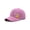 Pink, variant on Men's heart-shaped pickleball embroidered baseball cap, washed cotton hat