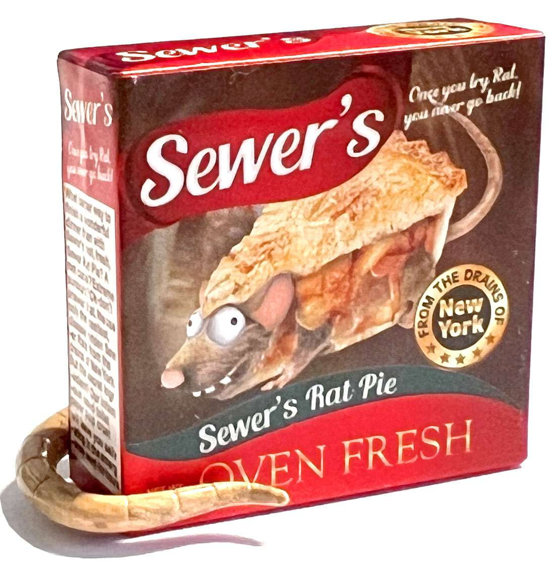 5 Surprise Mega Gross Minis Sewer's Rat Pie Mega Gross Mini Toy (No