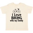 thumbnail image 3 of Inktastic I Love Biking with Daddy Boys or Girls Toddler T-Shirt, 3 of 5