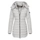 thumbnail image 1 of Parkas de manga larga para mujer, otoño e invierno, chaqueta holgada, mediana y larga, con estampado pequeño, chaqueta de plumón cálida, chaqueta de manga larga, abrigo para mujer, 1 of 2