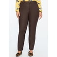 thumbnail image 3 of ELOQUII Women's Plus Size Tall Kady Fit Double-Weave Pant, 3 of 6