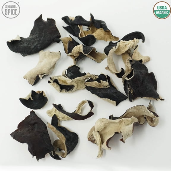 Wood Ear Mushrooms, Organic, Dried