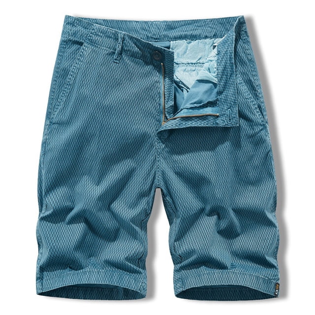 Styesk Shorts pour Hommes Mode Été Extérieur Décontracté Bouton Poche Imprimé Shorts de Sport