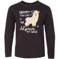 thumbnail image 3 of Inktastic Grammy's You Say Alpaca My Bags Long Sleeve Youth T-Shirt, 3 of 5
