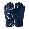 thumbnail image 1 of EvoShield Carbyne Guantes de bateo para adultos con correa - Azul marino grande, 1 of 1