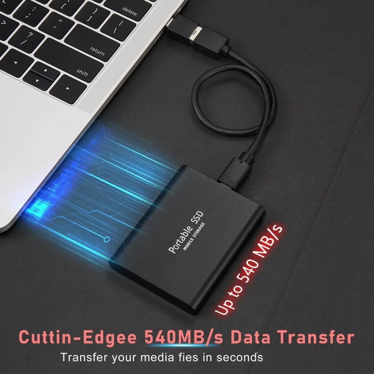 128TB Portable External SSD USB 3.1 Hard Drive 430MB/s Read
