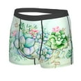 thumbnail image 2 of Wukai Succulent Print Men’s Underwear Breathable Boxer Briefs,&nbsp;Moisture Wicking & Breathable-, 2 of 7