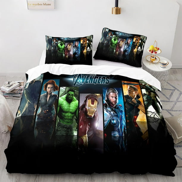 HEFEI,Avengers K9 3d Printed The Avengers Series Quilt Cover Three