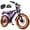 Purple, variant on ESKUTE Electric Bike for Adults,750W Motor, 20"x4" Fat Tire, 20mph E Mountain Bike, 48V/15.6AH TUV Certified UL2849 Class 2 White