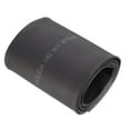 thumbnail image 1 of Tubo retráctil de poliolefina de 110 mm de ancho plano prensado negro, diámetro de 70 mm, tasa de contracción 2:1, 1M 3.3Ft, 1 of 3