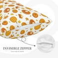 thumbnail image 3 of Lsque Pumpkin Maple Leaves Pattern Pillow Case – Soft & Cozy Throw Pillow Cover, Hypoallergenic Cushion Case for Sleeping Women with Envelope Closure-20"x30", 3 of 6
