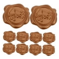 thumbnail image 5 of Raindrops Golden Self Adhesive Wax Seal Stickers for Decor Envelope and Invitations 20 Pieces, 5 of 8