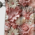 thumbnail image 3 of Designart "Blush Lace Whispering Blooms I" Floral Blackout Curtain Panels, 3 of 4