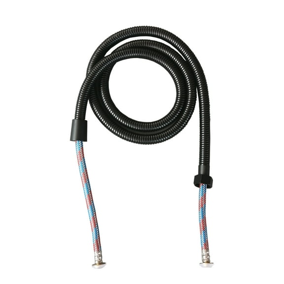 Shower Head Hose,Hand Held Shower Hose ,59 Inches Shower Hose,Solid Brass Fittings, Steel Braided EPDM Double Inner Tube