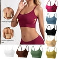thumbnail image 3 of ZQUUVOU Women's Yoga Tank with Built in Bra Padded Sports Bra Breathable Sports Underwear Wireless Fitness Yoga Workout Running Olive Green, 3 of 3