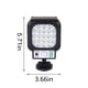 thumbnail image 3 of Hogar y cocina, Luces LED, Luz solar para exteriores, Luces solares para exteriores, Luces solares con sensor de movimiento IP65, 3 modos, Luces de seguridad de pared para cercas, patios, jardines, pu, 3 of 6