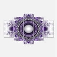 thumbnail image 2 of Design Art - Motif Fractal Violet avec Cercles, 2 of 3