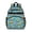 Excavator and Road Barrier Blue Pattern, variant on Excavator and Road Barrier Blue Pattern Cute School Backpack Bag for School with Padded Back and Adjustable Shoulder Straps 15.25"x11.5"x5.25"