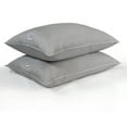 thumbnail image 3 of Serta Sleep True Ultra Luxe Soft/Medium Firm Pillow, Standard/Queen, Gray, 2 Pack, Cotton Blend, 3 of 5