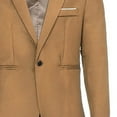 thumbnail image 4 of CaComMARK PI Mens Suit 2 Piece Suits for Men One Button Slim Fit Solid Jacket & Pant Tuxedo Set Business Wedding Party, 4 of 5