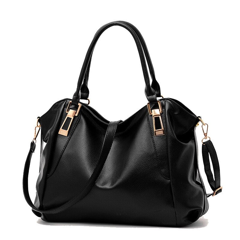 CBD - CBD Women Handbag Shoulder Bag Tote Crossbody Bag PU Bag Black ...