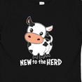 thumbnail image 4 of Inktastic New to the Herd Cute Cow Boys or Girls Baby T-Shirt, 4 of 5