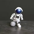 thumbnail image 5 of BNNG Astronaut Figurines Cake Topper Astronaut Figure Toys Outer Space Cake Decoration Space Desktop Ornaments Miniature Astronaut Action Statue Spaceman Model Display for Desk Shelf Decor, 5 of 9