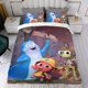 thumbnail image 4 of Beat Bugs Conjunto de sábanas temático, trío de piezas, cómodo y amigable con la piel, diseño único, regalo de decoración para el hogar para familiares, amigos y fans,140cm *210cm, 4 of 6