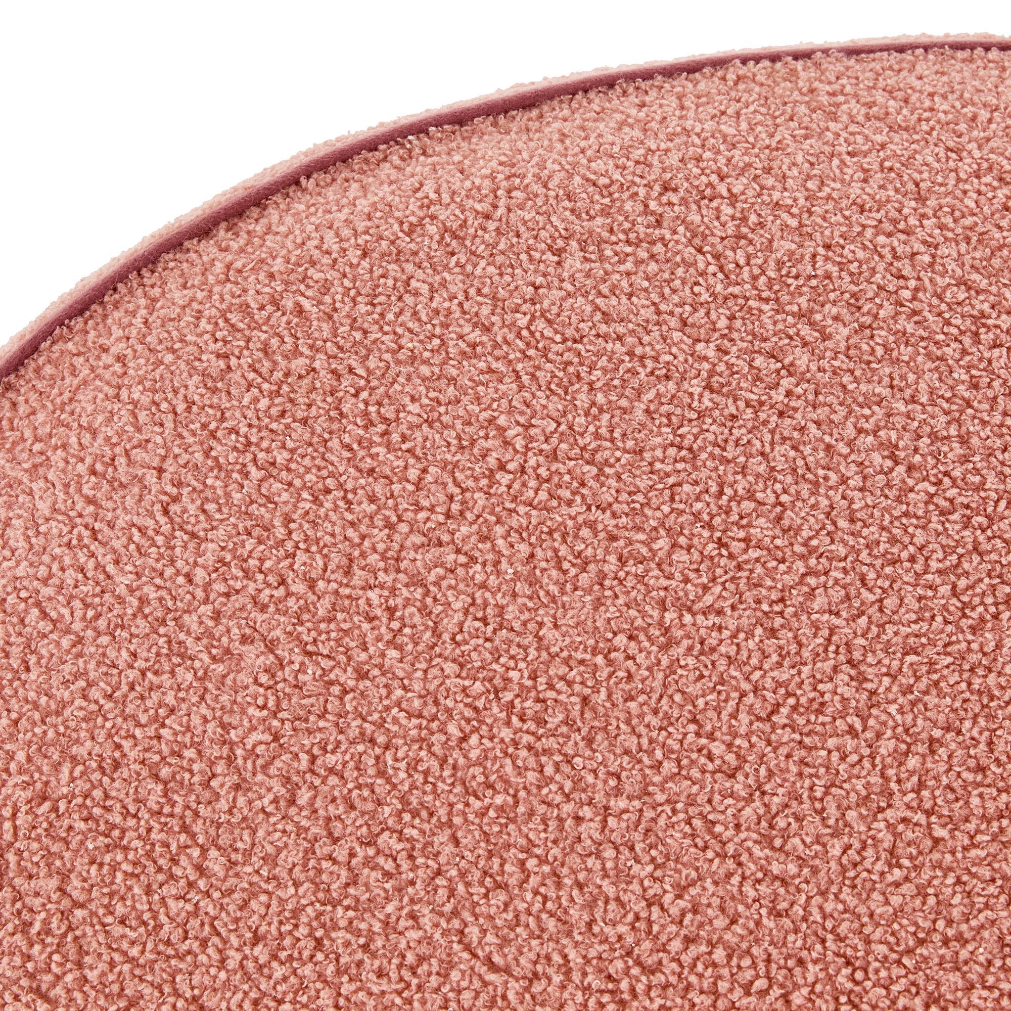 Vibrant Life Large Round Dog Bed, Pink, 36" x 36"