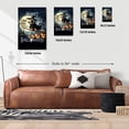 thumbnail image 5 of Happy Halloween Chinese Shar-Pei Witch Pumpkins Bats Vertical Matte Canvas Poster Dog Lover Wall Art Home Decor - 13012, 5 of 5