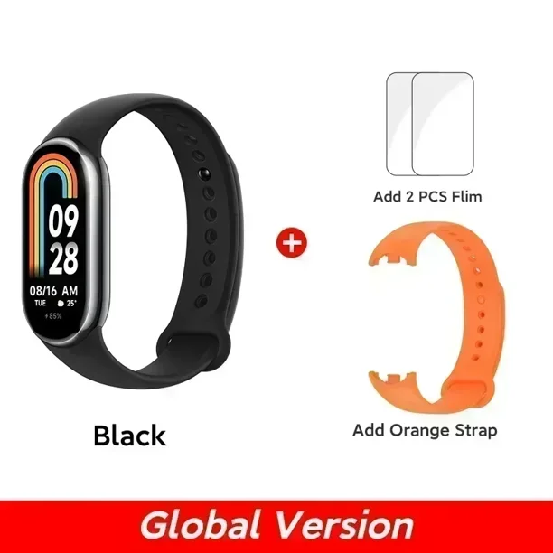 -pulsera inteligente Band 8 versión Global, pulsera con más de 1,62 modos deportivos, batería AMOLED de 150 pulgadas, duración de 16 días, estreno mundial
