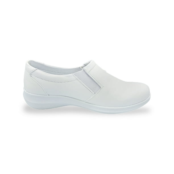 Zapato De Mujer Blanco 20hrs Confort Piel Enfermería 149