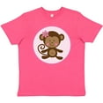 thumbnail image 3 of Inktastic Monkey Girl Youth T-Shirt, 3 of 5