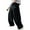 Black, variant on Landzoo One Boys Wide Leg Pants Lined Winter Casual Trousers Thickened Warm Sweatpants For Toddler Kids Loose Fit Joggers Elastic Cozy Children Trousers 6-7 Years