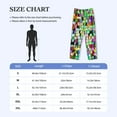 thumbnail image 4 of Fotbe Colorful Tie Dye Stained Glass Pantalones de Pijama para Hombre, Pantalones de Dormir, Pantalones de Casa con Cintura Ajustable y Bolsillos-Large, 4 of 6