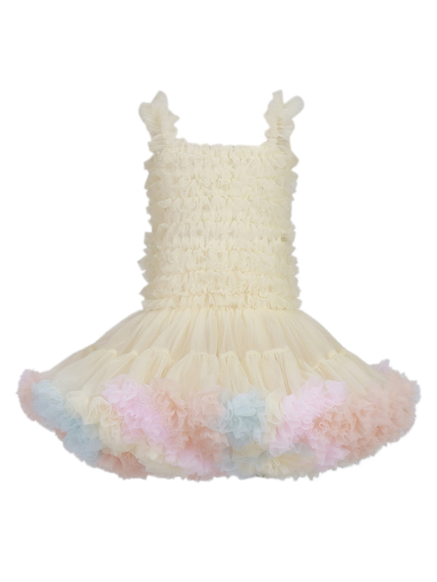 Details about   Kid Flower Girl Tulle Tutu Dress Pageant Princess Wedding Bridesmaid Party Dress 