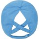 thumbnail image 4 of Gorra de béisbol con cola de caballo cruzada azul ajustable para mujer, gorro de secado rápido con moño alto y desordenado, 4 of 5