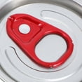 thumbnail image 4 of 10 tapas de lata de refresco, tapas protectoras de aluminio para latas de refresco, tapas de boca ancha para cerveza, refrescos y bebidas, color rojo., 4 of 7