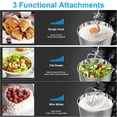 thumbnail image 6 of LINKChef Stand Mixer, 5.3 QT 6-Speed Tilt-Head Electric Stand Mixer, 3-In-1 Kitchen Mixer with Bowl, Dough Hook, Whisk and Beater, Black, 6 of 7