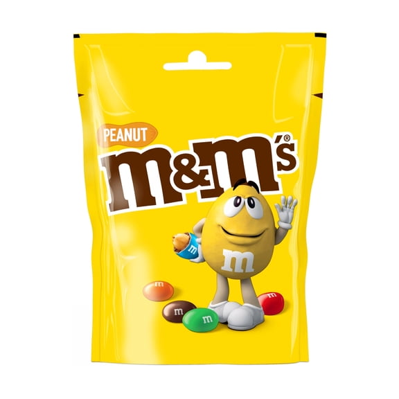 M&M's Peanut Milk Chocolate Bag Pouch 112g, Imported from Britain