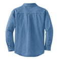 thumbnail image 6 of Port & Company ® - Ladies Long Sleeve Value Denim Shirt. LSP10, 6 of 6